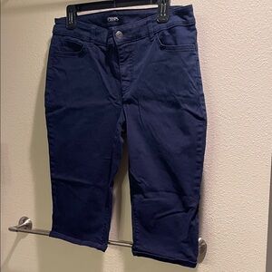Chaps Navy Blue Capris
